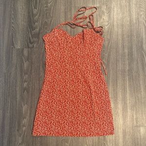 Red floral summer dresses